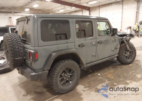 2024 Jeep Wrangler 4-Door Willys 4X4 z USA, uszkodzony, nr VIN 1C4PJXDG0RW245869